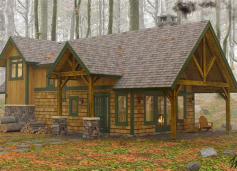 5 Timber Frame Cabins - Woodhouse The Timber Frame Company