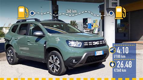 Dacia Duster diesel 4x4 (2023), la prova dei consumi reali