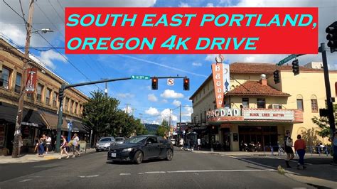 Southeast Portland, Oregon | 4k Driving Tour | Sellwood Hawthorne Belmont - YouTube