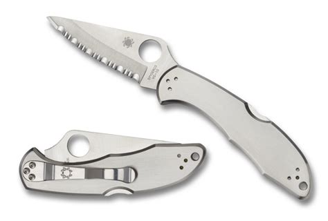 Spyderco Delica 4 Stainless SpyderEdge - Buccaneer Knives