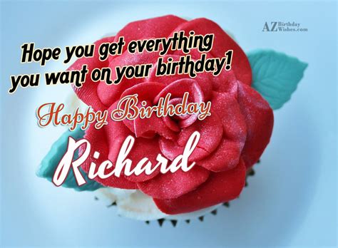 Happy Birthday Richard - AZBirthdayWishes.com