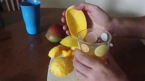 How to Peel Mango The Fastest Way! - YouTube