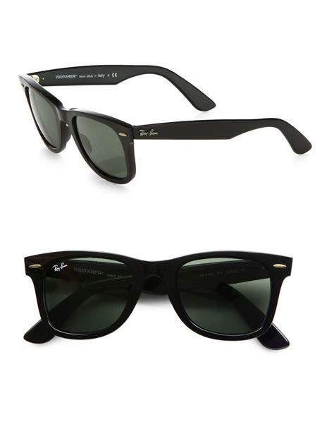 Ray-ban Classic Wayfarer Sunglasses in Black for Men | Lyst