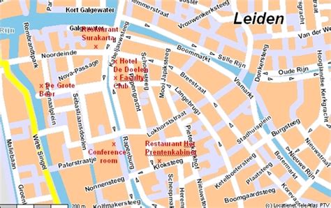 Leiden Map - Netherlands