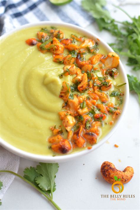 Instant Pot Cauliflower Soup Recipe Vegan - TheBellyRulesTheMind