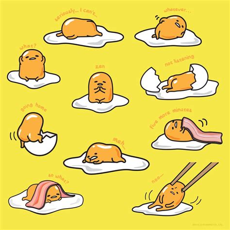 Gudetama on Twitter | Gudetama, Cute animal drawings kawaii, Cute doodles