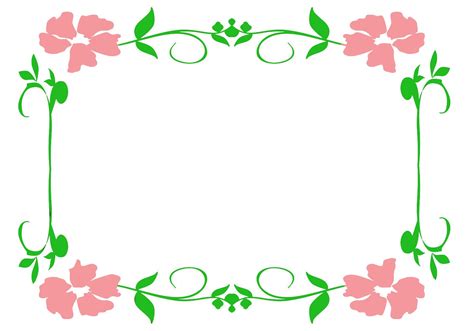 Free Flower Border: 8+5 Unique & New Designs! - Home Printables