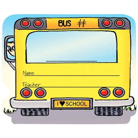 School Bus Stickers | School bus, Bus tags, Bus