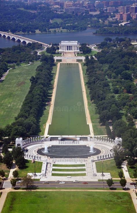 Aerial View from Washington Monument, Washington DC, USA Stock Photo ...