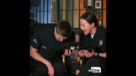 Eric Winter and Melissa O’Neil art 1/3 #therookie #chenford #lucychen - YouTube