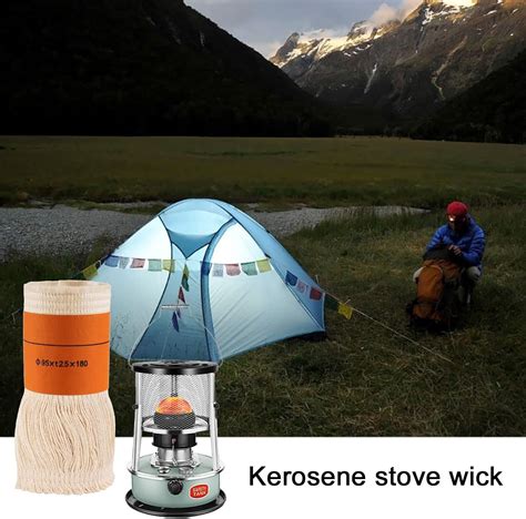 Review Fiberglass and Cotton Kerosene Wick, Generic Kerosene Heater Wick Replacement, Well Burnt ...