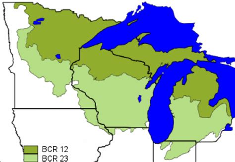 Bird Conservation Regions 12 and 23. | Download Scientific Diagram