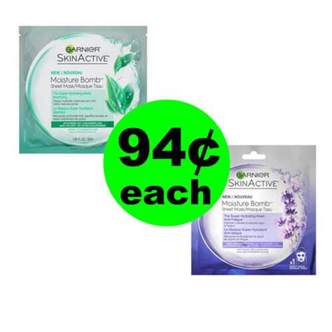 CVS Deal: ? 94¢ Garnier SkinActive Masks! (9/30-10/6)