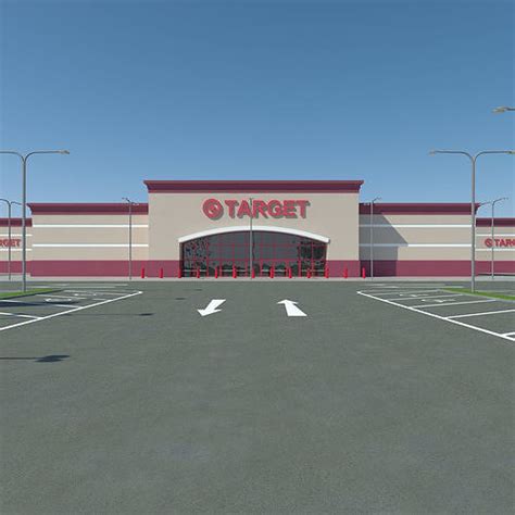 Target with Parking Lot 3D model | CGTrader