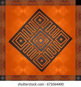 African Culture Symbolic Ornaments African Tribes Stock Vector (Royalty Free) 671061214