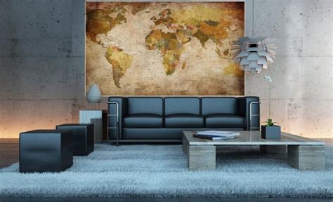 Vintage World Map Wall Mural