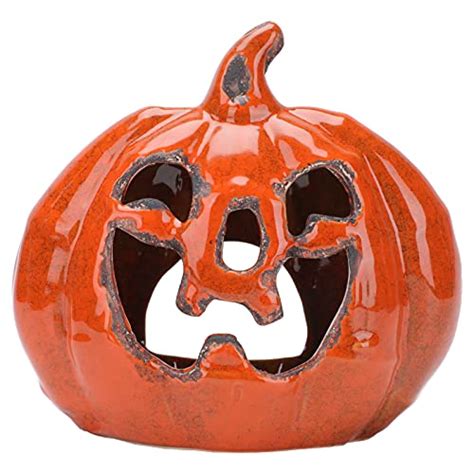 Pumpkin Best Large Ceramic Jack-O-Lantern Pumpkin