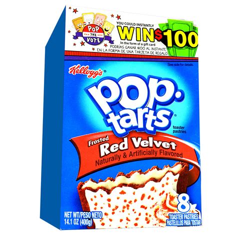 Kellogg's Pop-Tarts Frosted Red Velvet 8er | Online kaufen im World of Sweets Shop