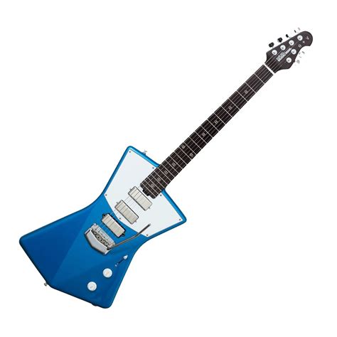 Music Man St Vincent Signature Guitar, St Vincent Blue at Gear4music.com