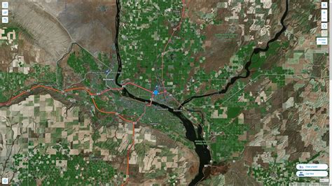 Pasco Washington Map and Pasco Washington Satellite Image