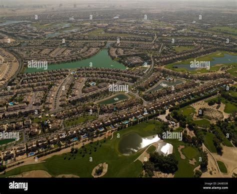 Aerial view of Dubai, UAE Stock Photo - Alamy