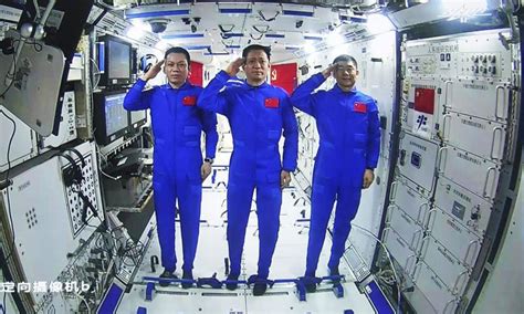 Chinese astronauts make first spacewalk outside new station - World - DAWN.COM