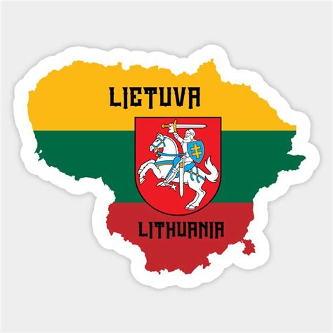 Lithuania flag & map by johndawalker | Lithuania flag, Lithuania ...