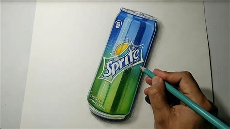 Sprite Can Drawing