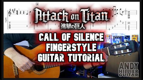 Attack On Titan Call of Silence Guitar Tutorial Lesson - YouTube