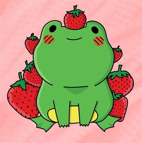 How To Draw A Kawaii Frog – Warehouse of Ideas