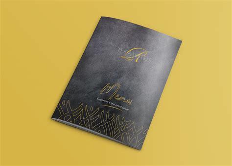 A la Carte Menu The Raintree Restaurant 2018 on Behance