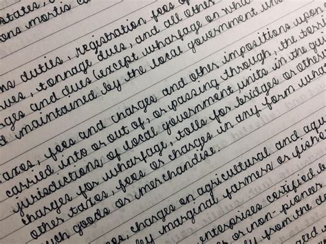 A sample of my cursive handwriting : PenmanshipPorn