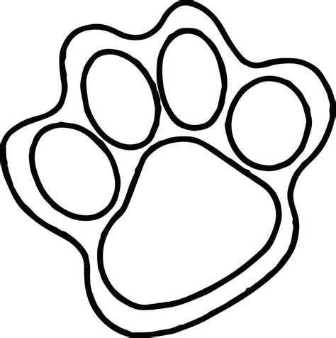 Tiger Paw Drawing at GetDrawings | Free download