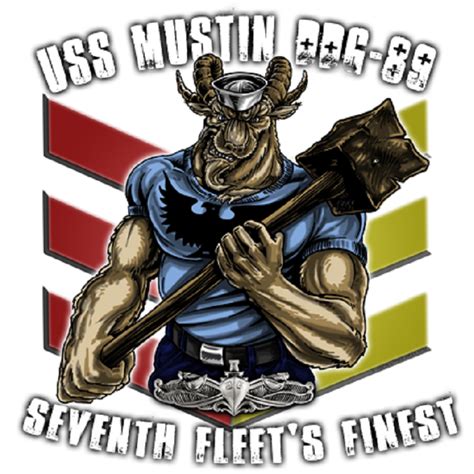 USS Mustin DDG-89 Seventh Fleets Finest Shirt | Fleet, Us navy shirts, Navy marine