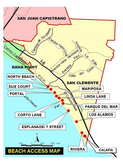 San Clemente Beach Map - San Clemente Beach • mappery