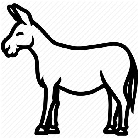 Donkey Clipart Black And White | Free download on ClipArtMag