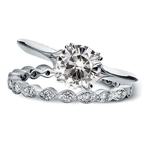 Moissanite Wedding Sets Sale - The Moissanite