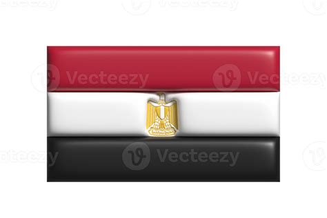 Free Egypt flag. 3d render 22287299 PNG with Transparent Background