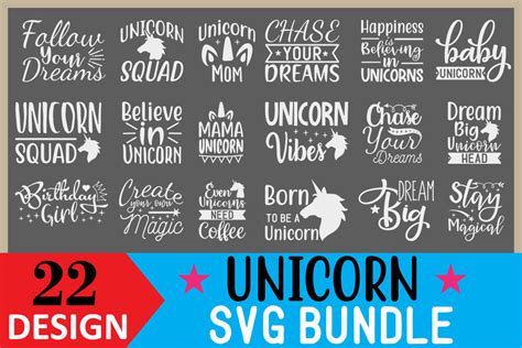 Unicorn Quotes Designs Bundle Graphic by MB Graphics · Creative Fabrica