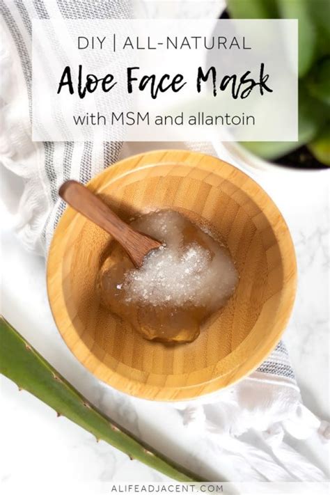 DIY Aloe Vera Face Mask for Glowing Skin - A Life Adjacent