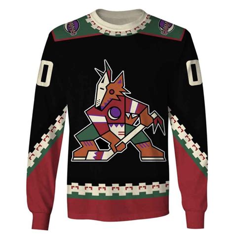 Personalized Phoenix Coyotes / Arizona Coyotes 90s Vintage Home Jersey ...