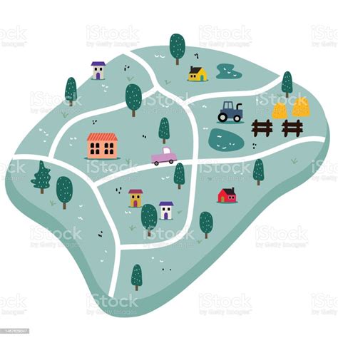 Vector City Map Stock Illustration - Download Image Now - Cartography, City, Design - iStock