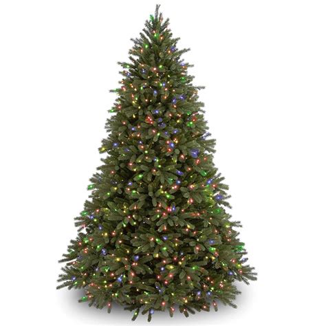 National Tree Company Multi-color Prelit Incandescent Green Fir ...