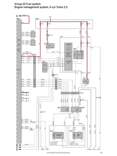 TP3978202 S40 V50 2004 Wiring Diagrams | PDF