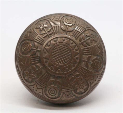 Antique Bronze 1880s Vernacular Passage Door Knob | Olde Good Things