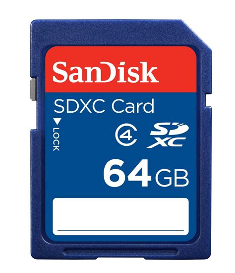 Sandisk 64GB SDXC memory card Class 4, 115 in distributor/wholesale ...