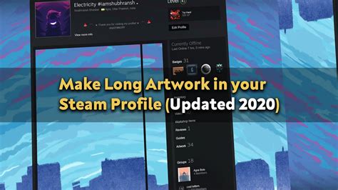 How to: Make long Artwork Showcase in your Steam Profile (Updated 2020) - YouTube