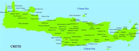 Minoan Crete Map