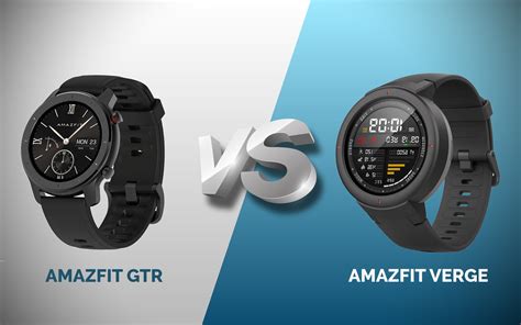 Huami Amazfit GTR vs Amazfit Verge: Specs Comparison - Gizmochina