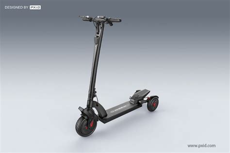 Electric three-wheeled scooter